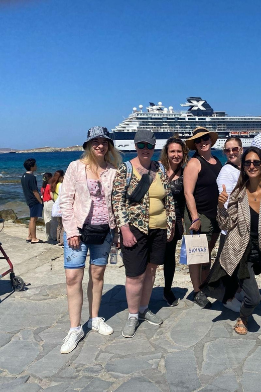 4Hour Mykonos Adventure Walk Town & Minivan Countryside Tour - The ride to Kalafati Beach