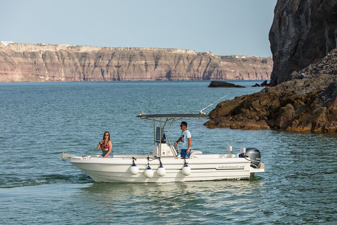 5 Hours Boat Rental in Santorini - What the ride feels like in Aegean wind