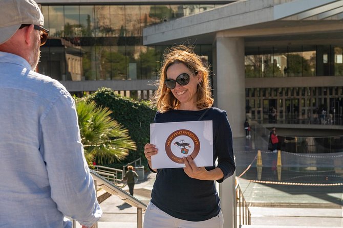 Acropolis and Acropolis Museum Private Tour with Licensed Expert - Meeting your guide beside the Acropolis wall