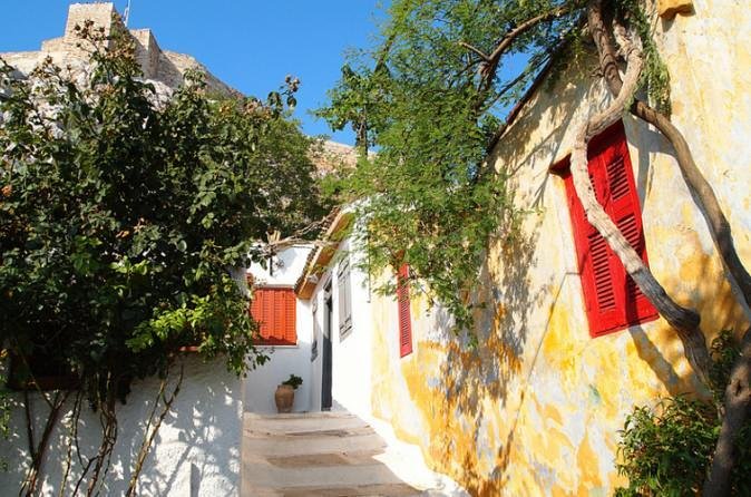 Acropolis monuments, Parthenon and Plaka, Monastiraki walking tour - Plaka: pretty lanes, old churches, and useful food advice