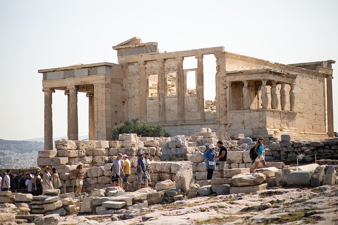 Acropolis & Parthenon Admission Ticket w/ self guided audio tours - The Parthenon and the great Athens view