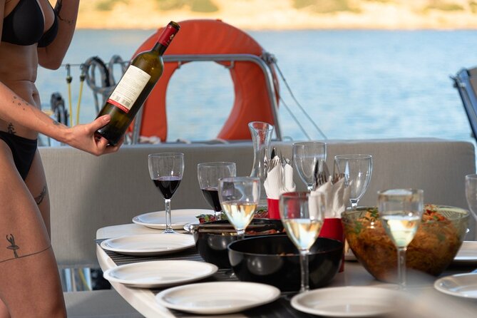 Ag. Nikolaos: Catamaran Trip with Sushi, Drinks, & Water Toys - What the experience is best for