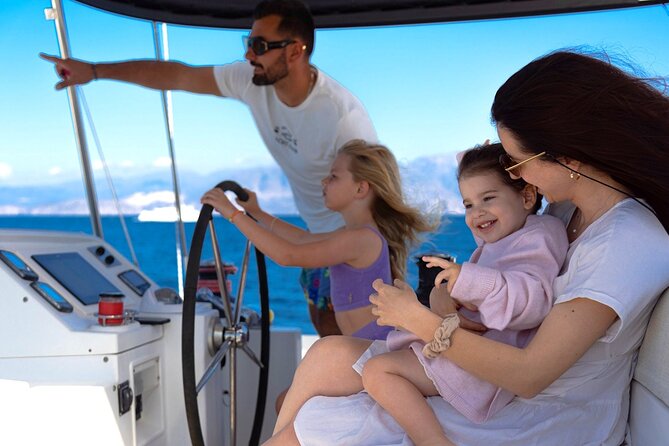Ag. Nikolaos: Catamaran Trip with Sushi, Drinks, & Water Toys - The onboard meal and open bar