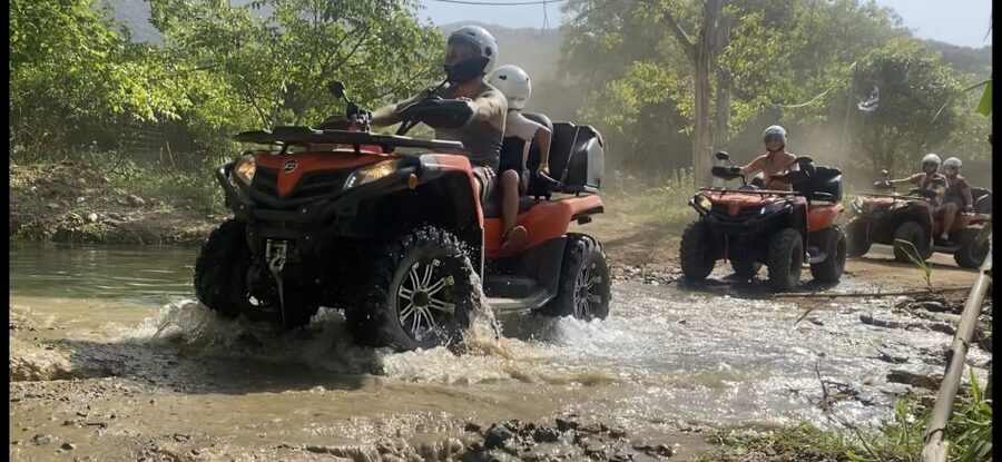 Agia Pelagia Crete Quad Bike authentic backland Tour - Learning the quad before the ride