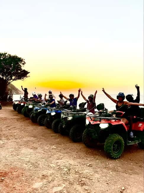 Agia Pelagia: Sunset or Morning Quad Tour & Ghost Town Visit - Walking through Achlada’s ghost town