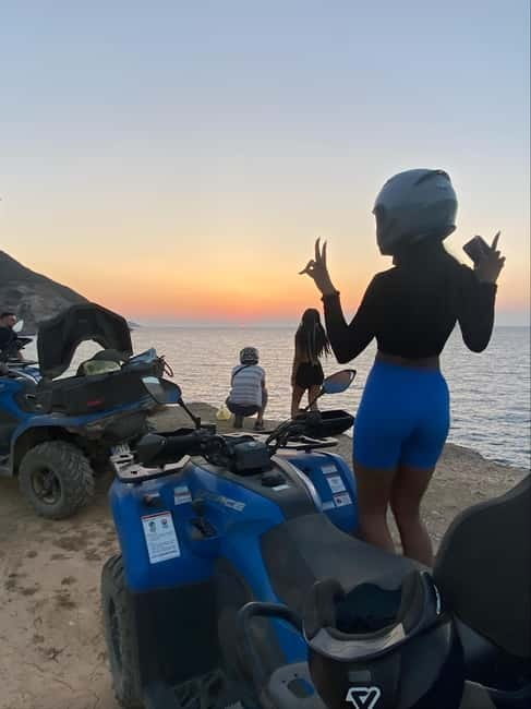 Agia Pelagia: Sunset or Morning Quad Tour & Ghost Town Visit - What the $99 price includes