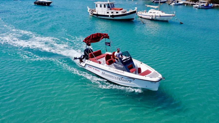 Agios Nikolaos: Motorboat or Speedboat Rental - Kolokytha Bay for swimming and a short walk