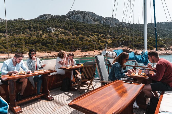 All Day Cruise -3 Islands to Agistri,Moni, Aegina with lunch and drinks included - Moni or Metopi: swimming instead of sightseeing