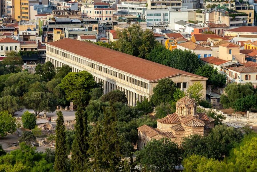 Ancient Agora: Audiovisual self-guided tour with 3D models - Rebuilding the Agora with 3D models