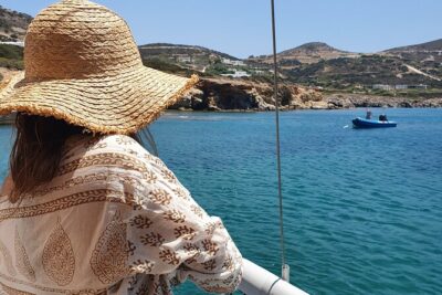 Antiparos & Despotiko Kaiki Cruise — Coves, Swim & BBQ