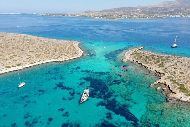 Antiparos & Despotiko: Swim, Explore, and Savor Lunch from Paros - Despotiko: a calmer final setting