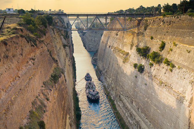 Argolis Private Full Day tour - The Corinth Canal: a quick engineering stop