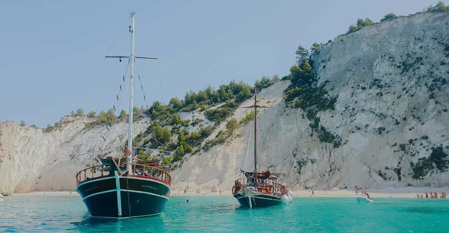 Argostoli: Full-Day Boat Trip with Lunch & Wine - Cruising around Argostoli Bay