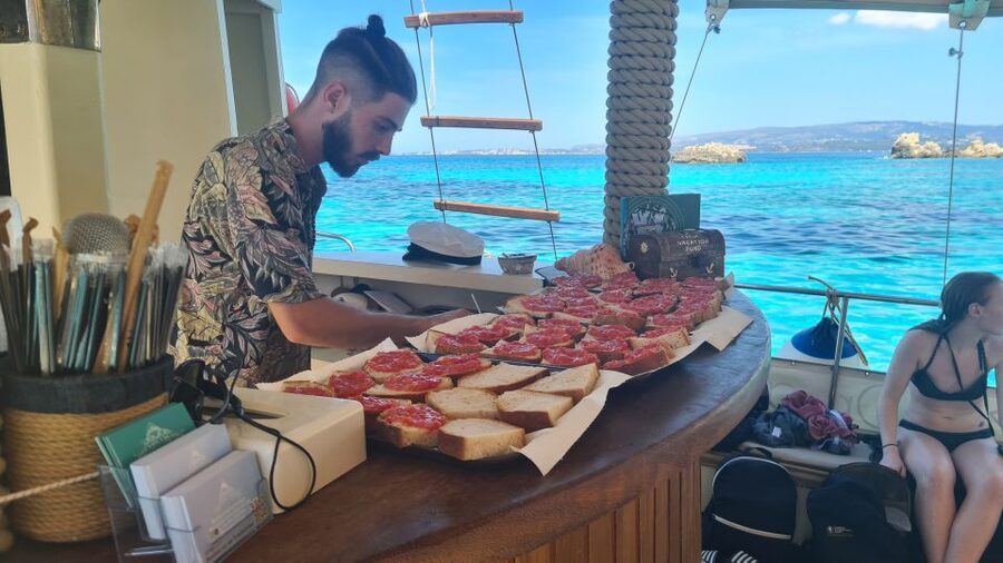 Argostoli: Full-Day Traditional Boat Cruise with Lunch - A full day on the Ionian Sea from Argostoli