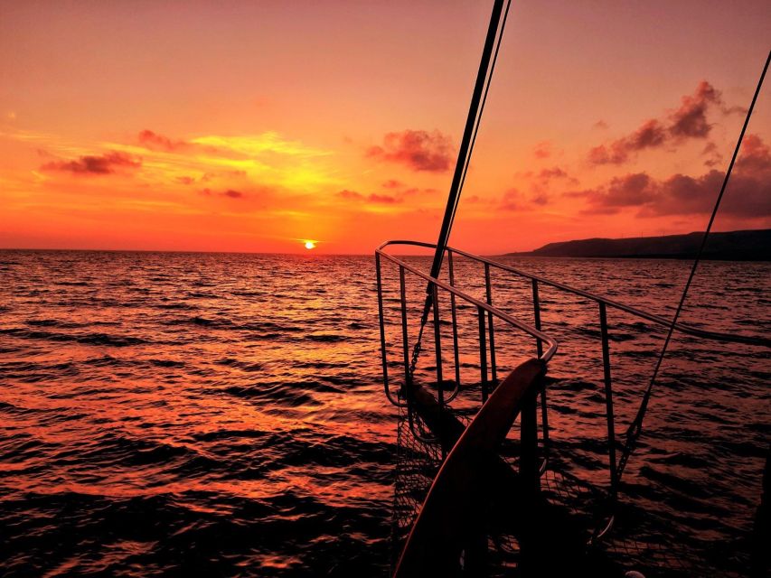 Argostoli: Sunset Cruise with Swim Stops, Dinner, and Wine - Meeting the Queen Bee at Argostoli harbor