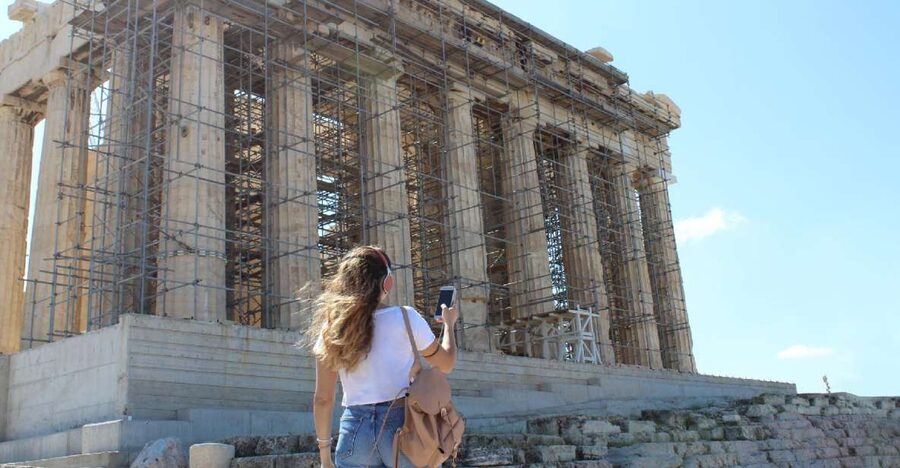 Athens: Acropolis & Acropolis Museum Ticket with Audio Guide - The audio tour at the monuments