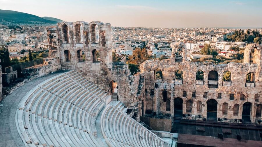 Athens: Acropolis and Mythology Highlights Small Group Tour - Climbing into the Acropolis complex