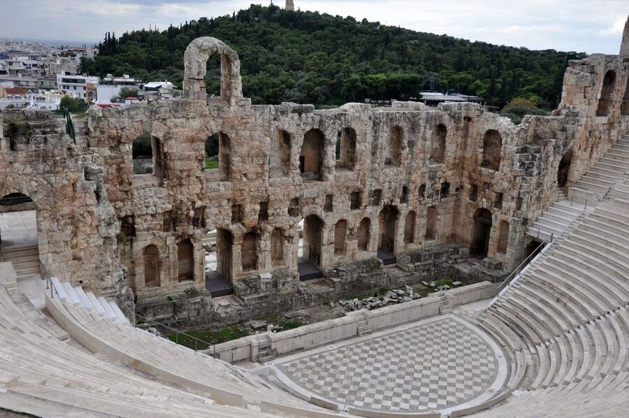 Athens: Acropolis Guided Walking Tour without Entry Ticket - The Odeon of Herodes Atticus