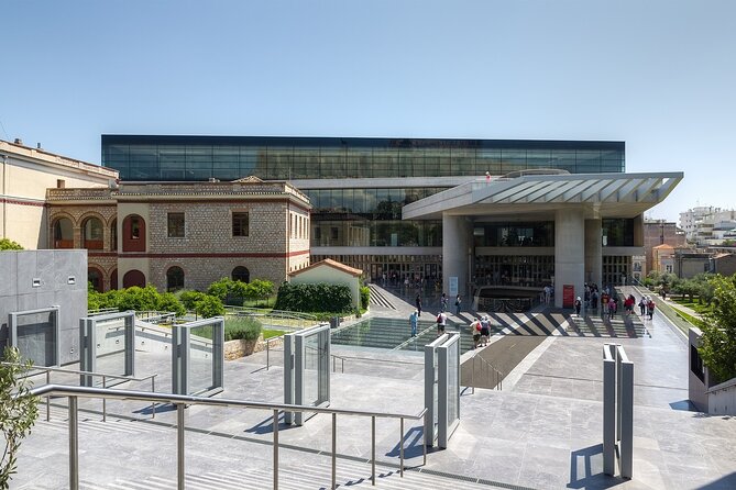 Athens: Acropolis Museum Ticket with Self-Guided Audio tour App - Looking below the museum at ancient Athens