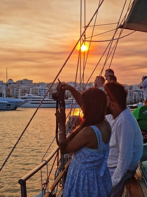 Athens: Agistri, Metopi & Aegina Cruise with Meals & Drinks - Lunch with moussaka, tzatziki, and local wine