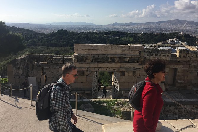 Athens All Included: Acropolis and Museum Guided Tour with Ticket - The Propylaea and the first view of the hilltop