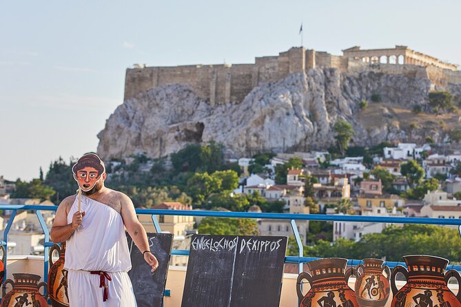 Athens: Ancient Greek Theatre Murder Mystery Experience - The rooftop setting adds more than decoration