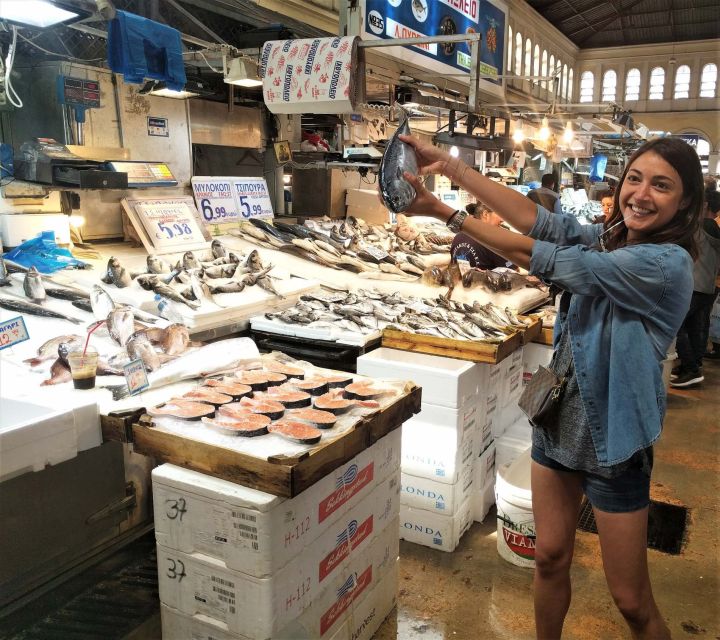 Athens: Authentic Greek Food Walking Tour - The Central Municipal Market shows Athens at work
