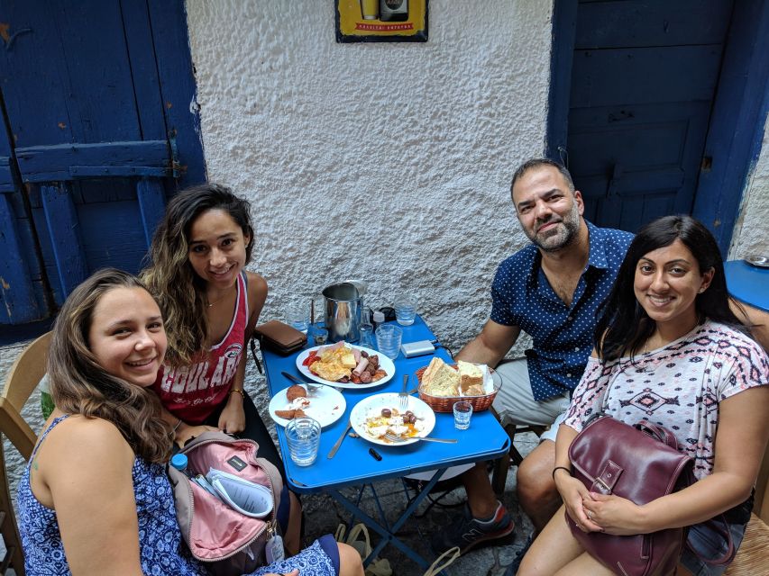 Athens: Authentic Greek Food Walking Tour - Psyrri adds snacks and a local taverna