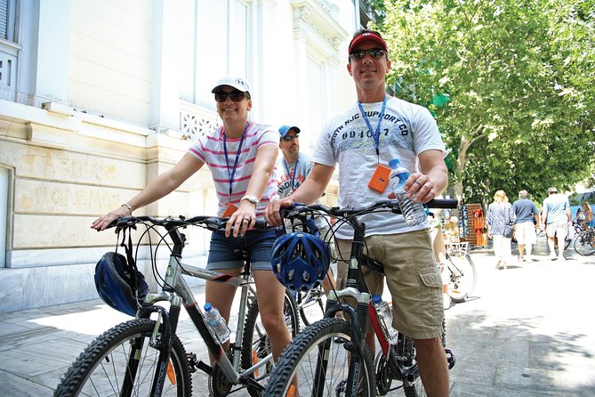 Athens Bike Tour - The Panathenaic Stadium and the green center of Athens