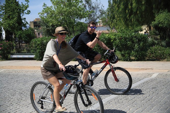 Athens Bike Tour - The unnamed church and Acropolis-facing architectural stop