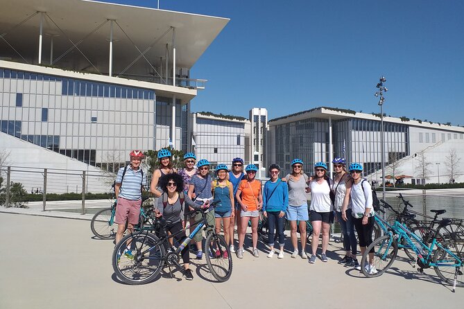 Athens City and Sea bike tour - The bike route to the Stavros Niarchos Centre