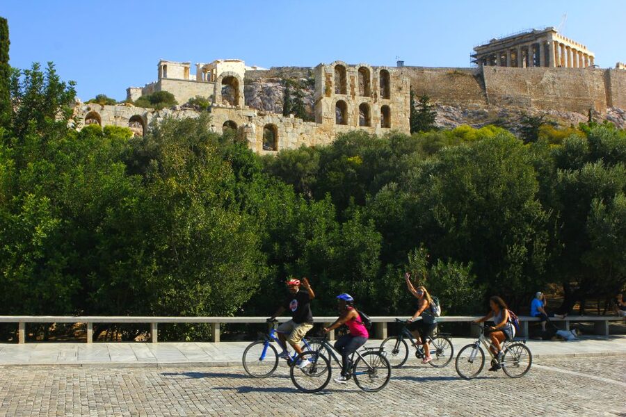 Athens: City Highlights Bike tour - Filopappou and the quiet side of the Acropolis