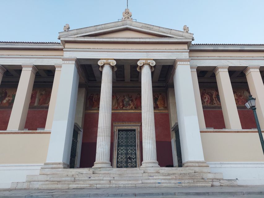 Athens: City Highlights Nighttime Walking Tour in Spanish - The University and Academy of Athens