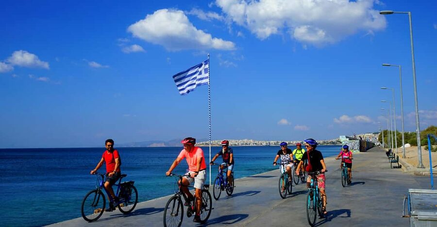 Athens: City & Sea Bike Tour - Kerameikos and the road toward the coast