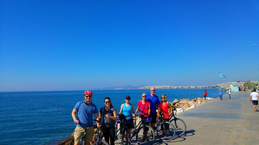 Athens: City & Sea Bike Tour - The ride back and the pastry stop