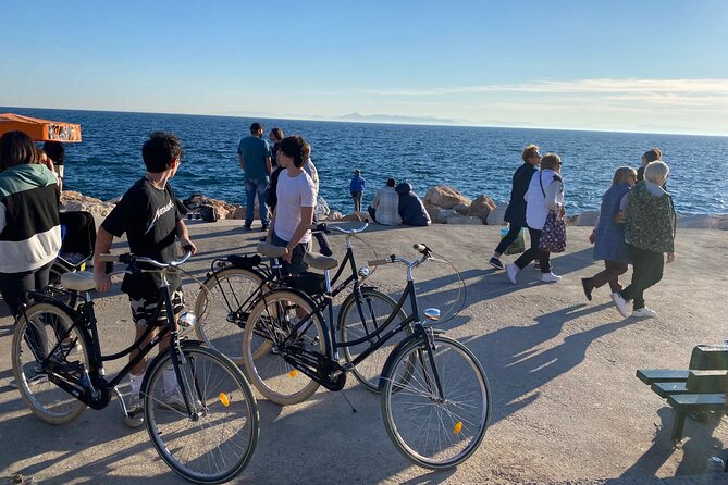 Athens Coastal Bike tour and Swimming Adventure - The return ride and sunset timing