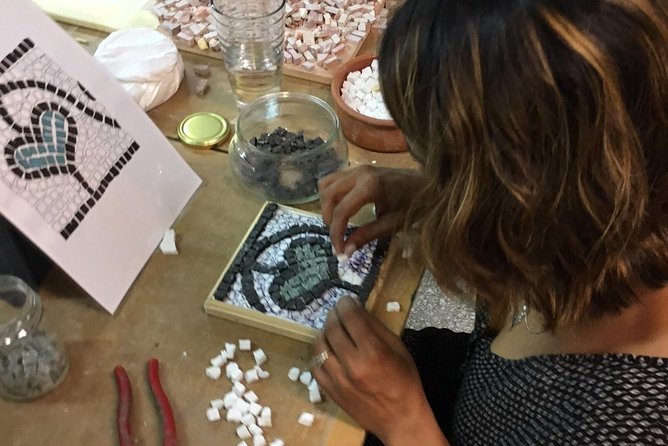Athens: Create Your Own Mosaic 3h Private Art Class - The finished piece, drying time, and luggage
