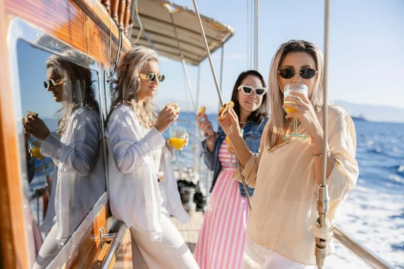 Athens: Cruise to Agistri, Moni & Aegina with Lunch & Drinks - Coffee and pastries as Athens slips behind you