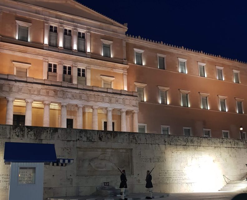 Athens: Evening Guided Walking Tour with Plaka & Dinner - Why this route works after sunset