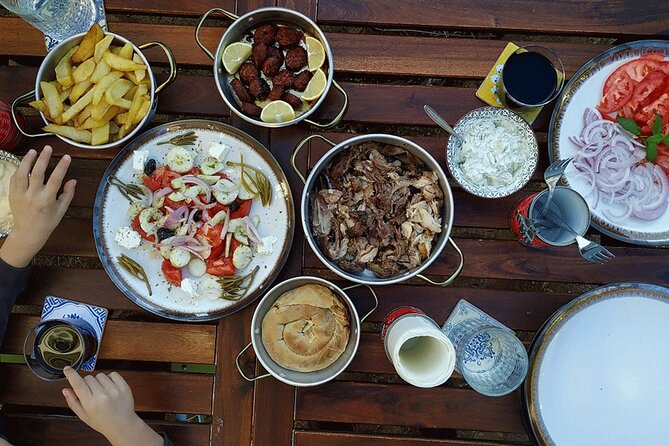 Athens Greek Cooking Class Pita Gyros from Scratch with a Local - Starting with spicy feta and tzatziki