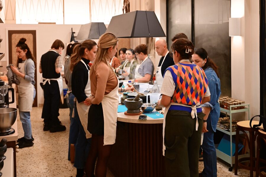 Athens: Greek Cooking Class with Meal and Drinks - Arriving at SOYBIRD in Koukaki