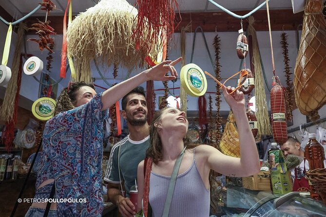 Athens, Greek food tour including market visit - Finishing with souvlaki in Psyri