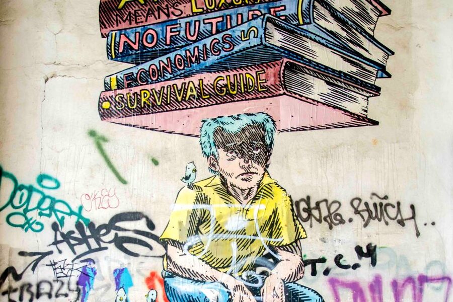 Athens: Guided Street Art Walking Tour - Gazi: industrial character and large-scale work