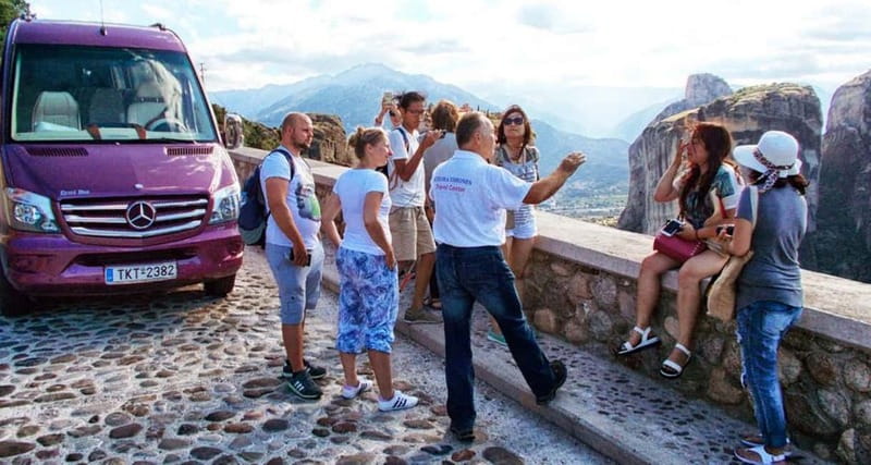 Athens: Guided Tour to Meteora Monasteries & Hermit Caves - Seeing all eight monasteries from the road