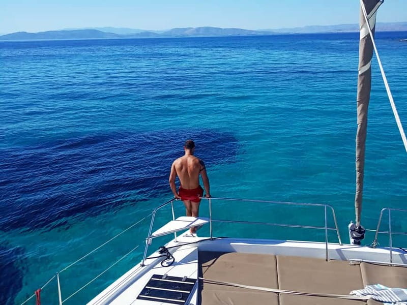 Athens: Half-Day Morning Catamaran Cruise with Meal & Drinks - Leaving Alimos Marina for the Saronic Gulf
