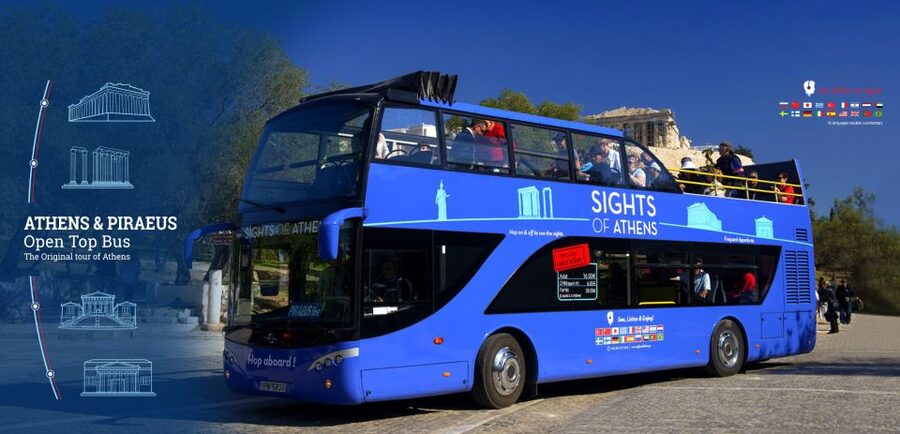 Athens: Hop-On Hop-Off Bus and Acropolis Museum Ticket - The Athens route, from Plaka to Syntagma