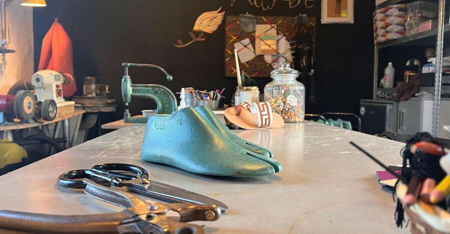 Athens: Make your own Leather Sandals Workshop - A welcome with coffee, cookies, and Greek hospitality