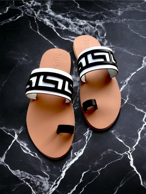 Athens: Make your own Leather Sandals Workshop - Measuring your feet for a proper fit