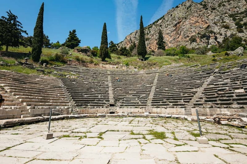 Athens: Mythology of Delphi, Museum and Arachova Guided Tour - Arachova for lunch, shopping, and mountain village views