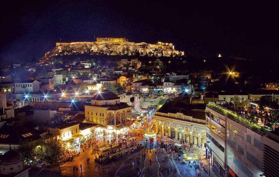 Athens: Night Walking Tour - Finishing in Thissio with the Acropolis in view